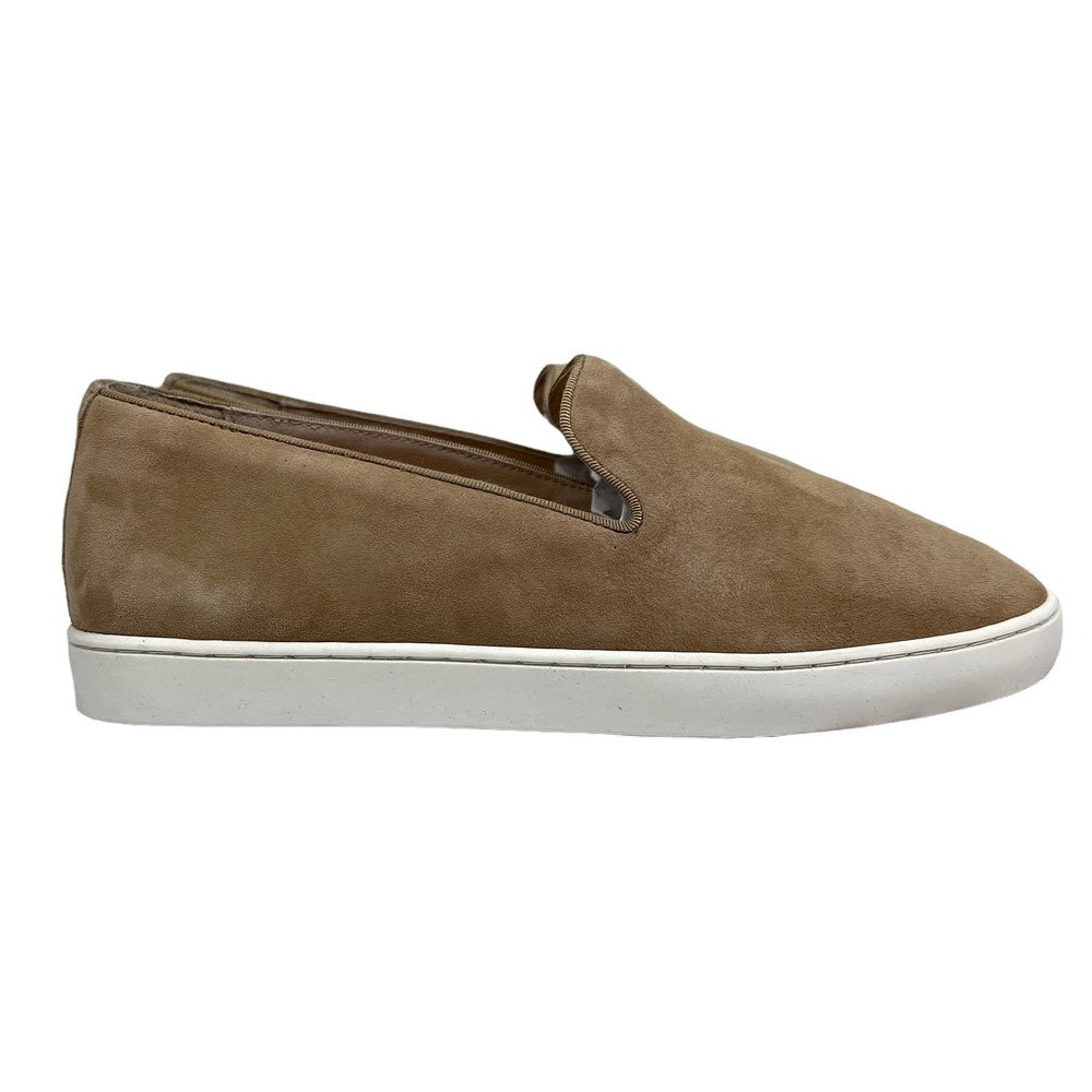 Birdies Taupe Slip-On Suede Athletic Sneaker